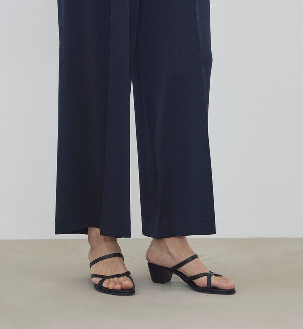 DES PRES「サテンジョーゼット ハイウエストオールインワン」|オールインワン|