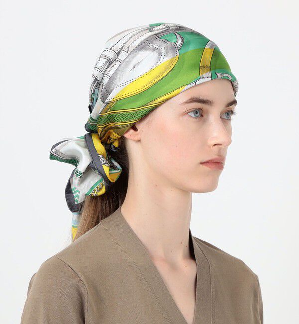 TOMORROWLAND GOODS「【別注】manipuri  CLASSIC BELT シルクスカーフ」|バンダナ・スカーフ|