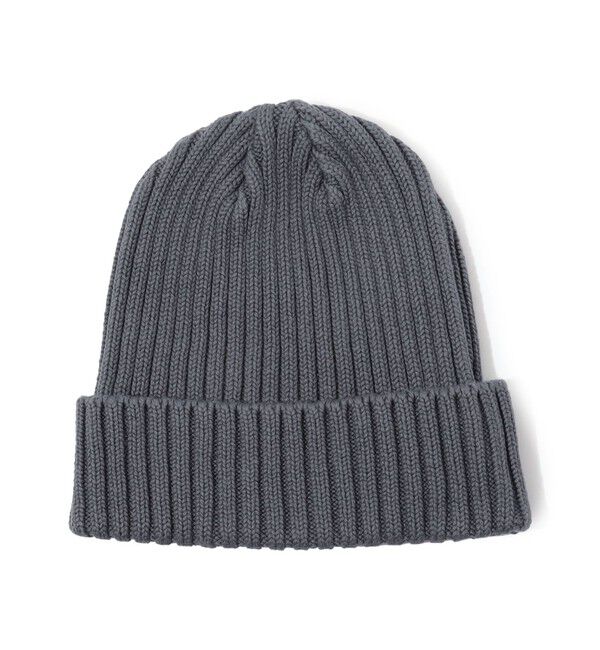 TOMORROWLAND GOODS「KIJIMA TAKAYUKI COTTON WATCH CAP」|ニット帽|15 グレー