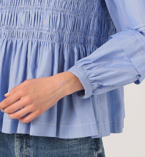 TOMORROWLAND BUYING WEAR「【別注】ne Quittez pas BLACK Gather ブラウス」|シャツ・ブラウス|