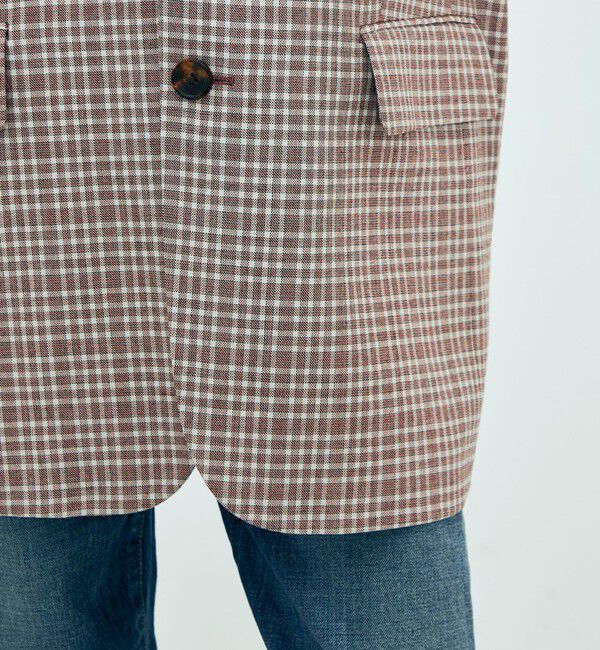 Edition「edition pourell ウールマルチチェック ジャケット」|テーラードジャケット|