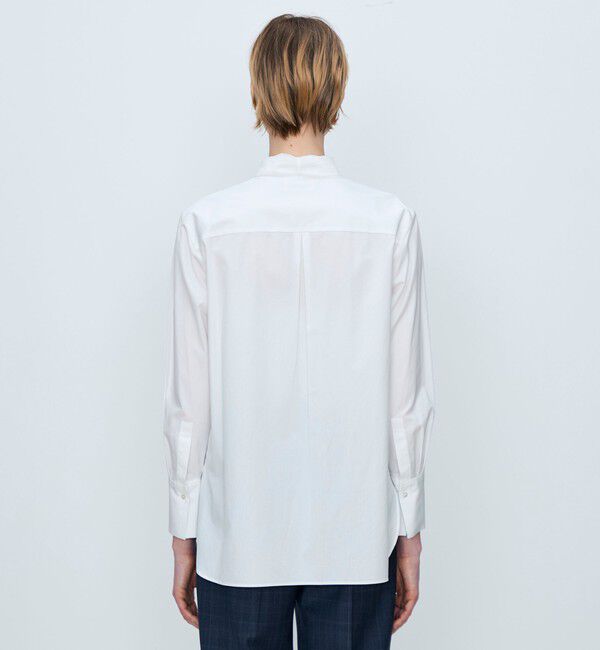 TOMORROWLAND collection「コンパクトブロード シフォンボウタイブラウス」|シャツ・ブラウス|