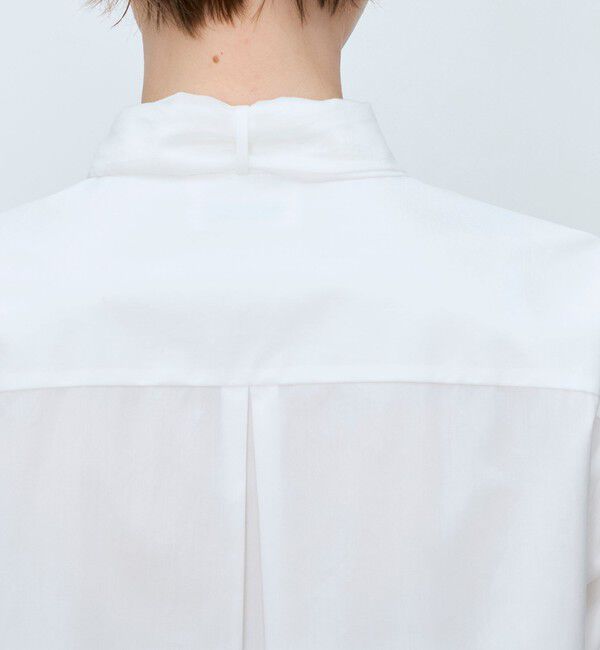 TOMORROWLAND collection「コンパクトブロード シフォンボウタイブラウス」|シャツ・ブラウス|