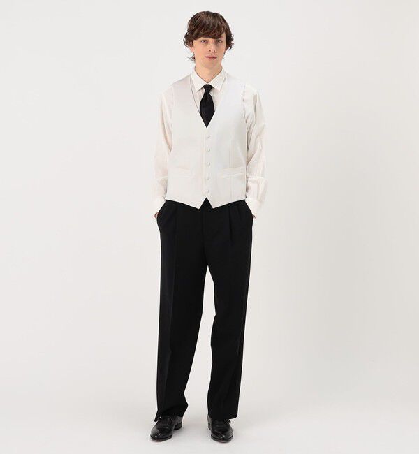 TOMORROWLAND MENS「 ウールバラシャ 5B ベスト」|ベスト・ジレ|