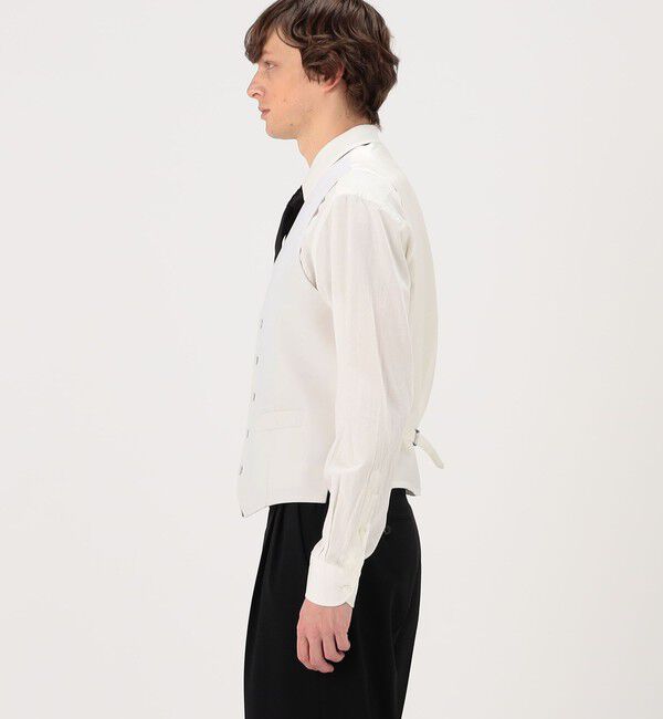 TOMORROWLAND MENS「 ウールバラシャ 5B ベスト」|ベスト・ジレ|