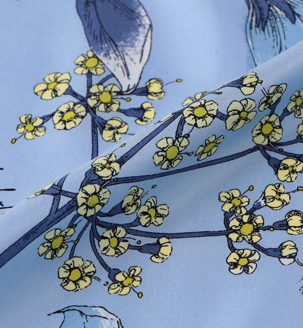 TOMORROWLAND GOODS「manipuri FLOWER シルクスカーフ」|バンダナ・スカーフ|