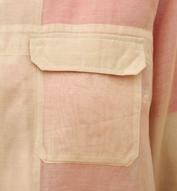 MACPHEE「シルクブレンドスラブ チュニックシャツ」|シャツ・ブラウス|