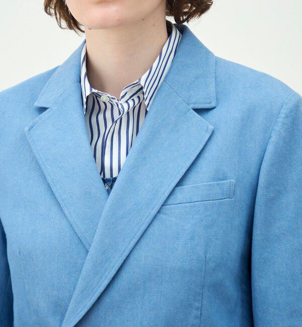 MACPHEE「リアクティブデニム ダブルブレストジャケット」|テーラードジャケット|