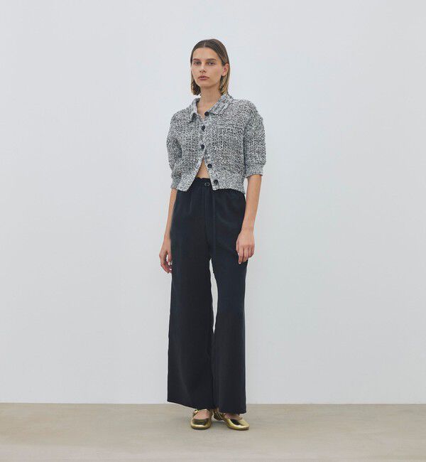 DES PRES「【WEB先行予約】ギマコットン ハーフスリーブポロカーディガン」|カーディガン|