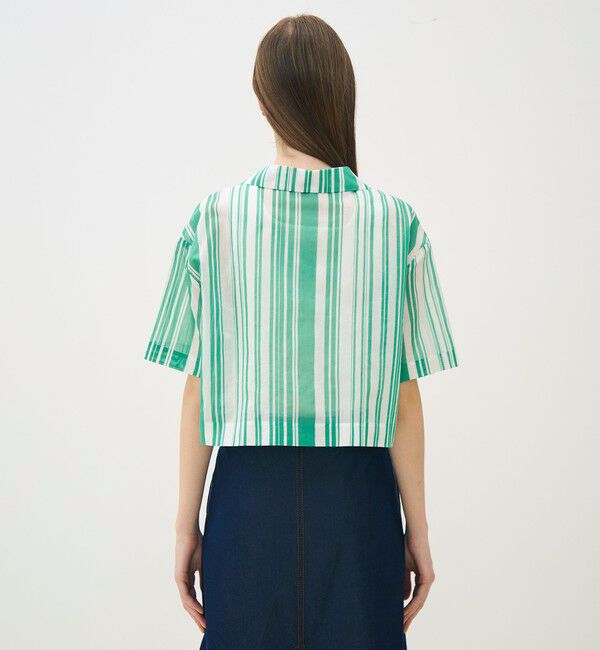 TOMORROWLAND collection「【WEB先行予約】シルクコットンランダムストライプ ライトジャケット」|その他|