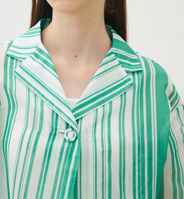 TOMORROWLAND collection「【WEB先行予約】シルクコットンランダムストライプ ライトジャケット」|その他|