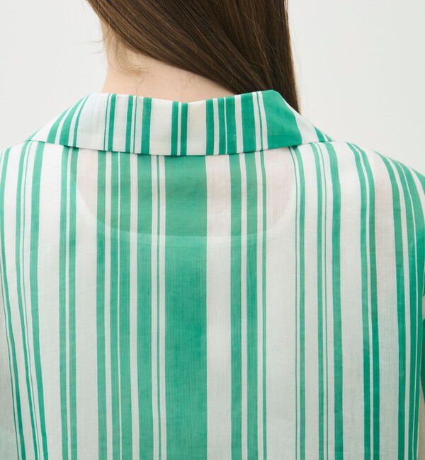 TOMORROWLAND collection「【WEB先行予約】シルクコットンランダムストライプ ライトジャケット」|その他|
