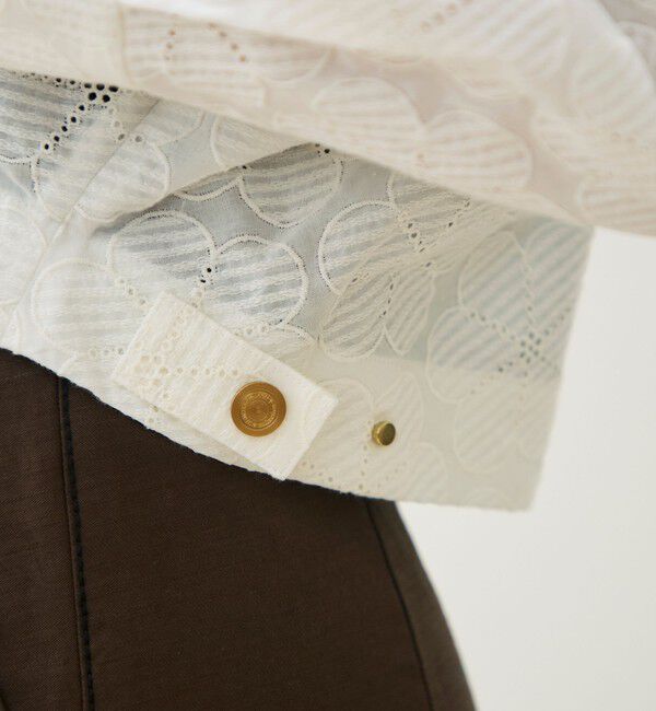 TOMORROWLAND collection「【WEB先行予約】ブロッサムエンブロイダリー ジップアップブルゾン」|ブルゾン・スタジャン|