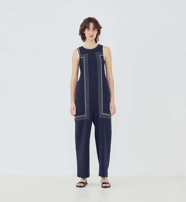 GALERIE VIE「【WEB先行予約】ダブルクロス サロペット」|オールインワン|