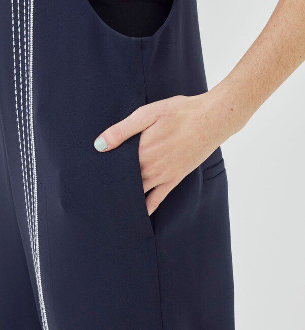 GALERIE VIE「【WEB先行予約】ダブルクロス サロペット」|オールインワン|