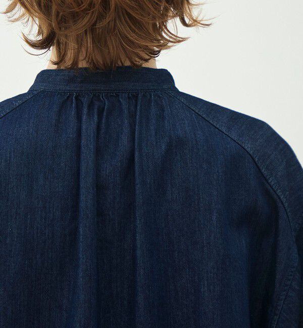 MACPHEE「【WEB先行予約】コットンセルロースデニム オーバーサイズシャツ」|シャツ・ブラウス|