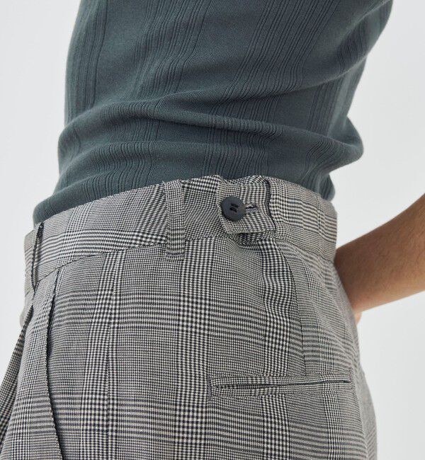 GALERIE VIE「【WEB先行予約】リネンキュプラシルクコンパクト タックパンツ」|その他|