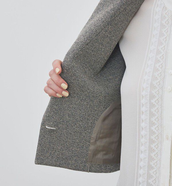 DES PRES「メランジジャージー ショートジレ」|ベスト・ジレ|