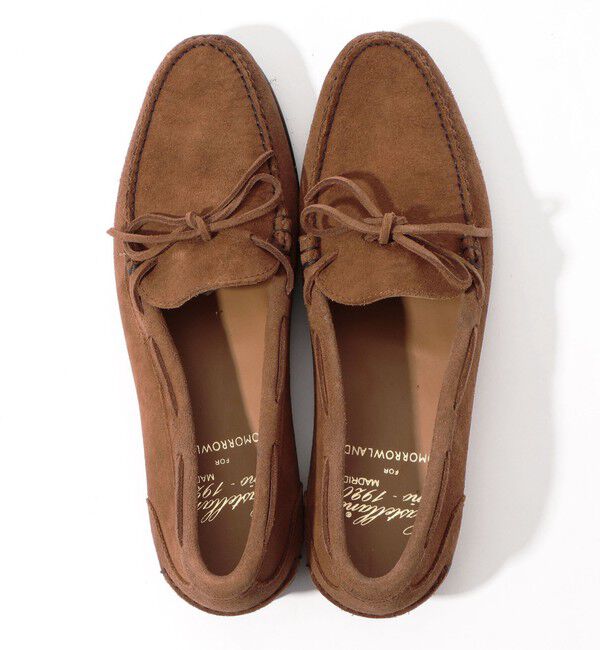 TOMORROWLAND GOODS「CASTELLANO スウェード リボンタッセル ローファー」|ローファー|