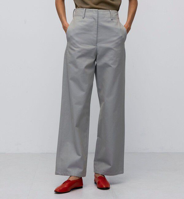 BACCA「コットンチノ ストレートパンツ」|チノ|