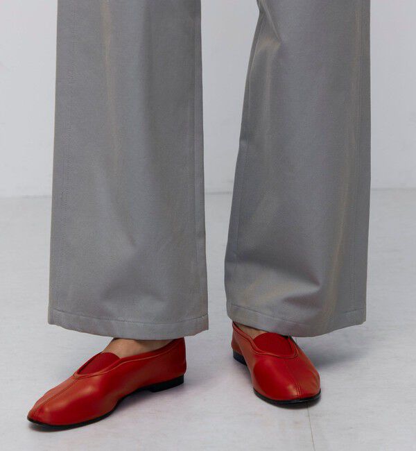 BACCA「コットンチノ ストレートパンツ」|チノ|