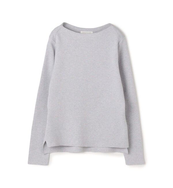 GALERIE VIE「シーアイランドコットン ボートネックプルオーバー」|ニット・セーター|13 ライトグレー