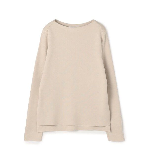 GALERIE VIE「シーアイランドコットン ボートネックプルオーバー」|ニット・セーター|43 ベージュ