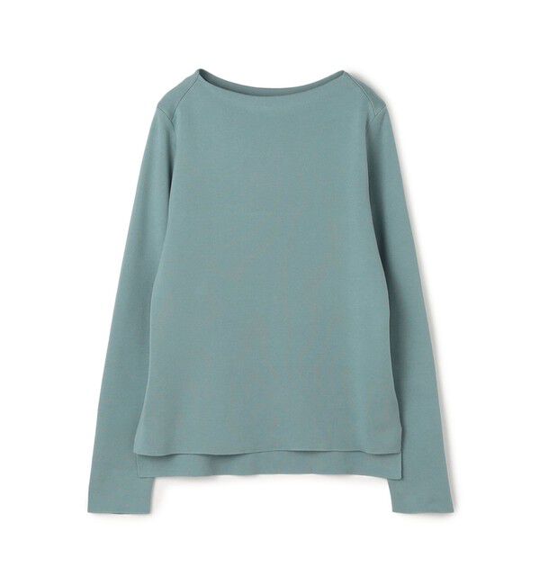 GALERIE VIE「シーアイランドコットン ボートネックプルオーバー」|ニット・セーター|65 ブルー