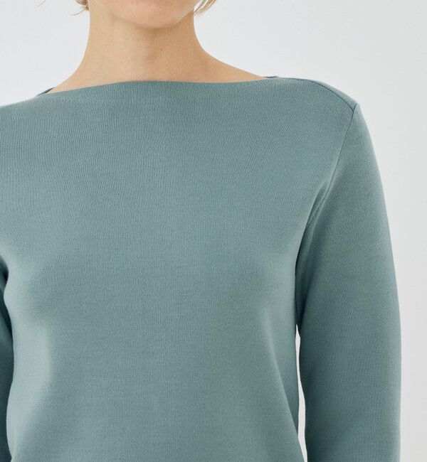 GALERIE VIE「シーアイランドコットン ボートネックプルオーバー」|ニット・セーター|