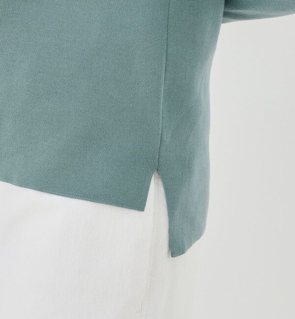 GALERIE VIE「シーアイランドコットン ボートネックプルオーバー」|ニット・セーター|