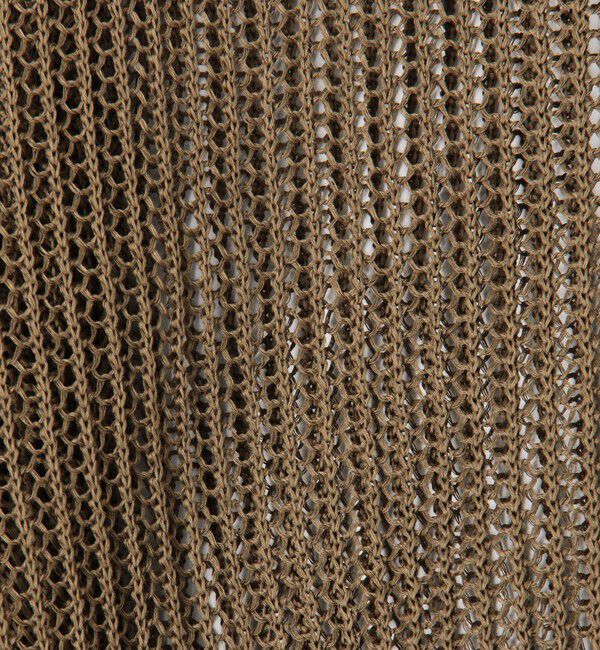 GALERIE VIE「オープンワークコットン ジップアップカーディガン」|カーディガン|