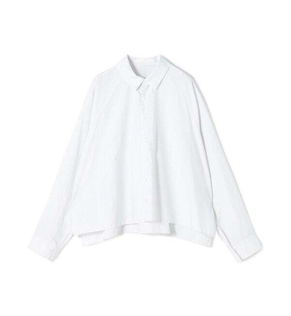 GALERIE VIE「コットンタイプライター ラグランスリーブシャツ」|シャツ・ブラウス|14 ホワイト系