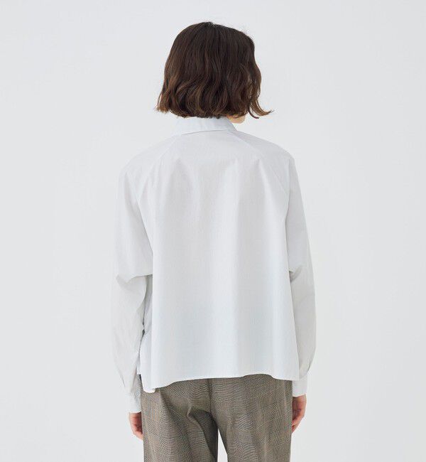 GALERIE VIE「コットンタイプライター ラグランスリーブシャツ」|シャツ・ブラウス|