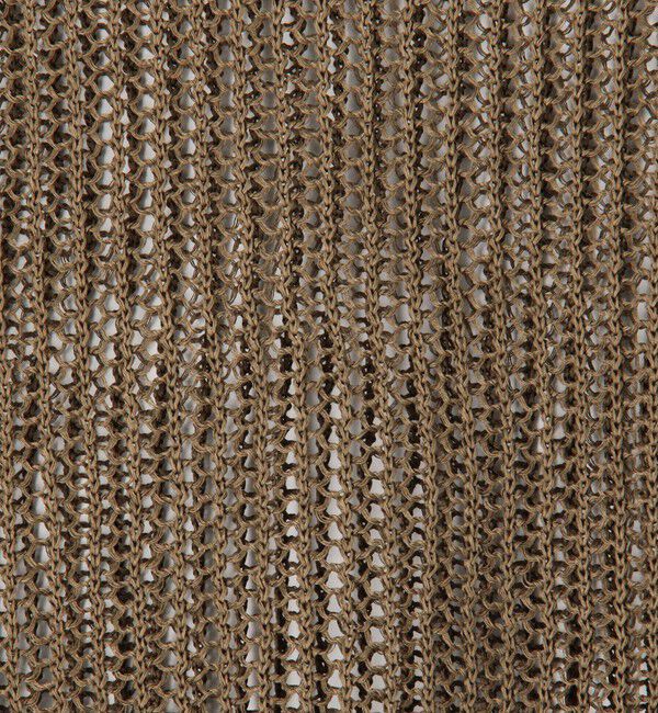 GALERIE VIE「オープンワークコットン クルーネックプルオーバー」|ニット・セーター|