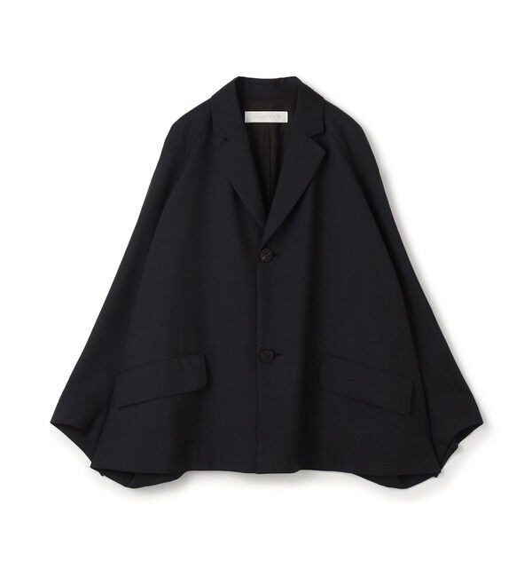 GALERIE VIE「ウォッシャブルトロピカル チェスターカラージャケット」|その他|18 ブラック系