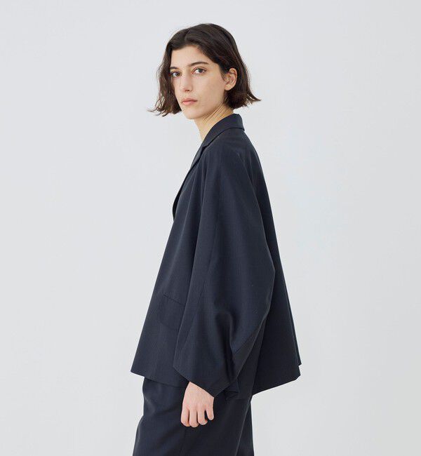 GALERIE VIE「ウォッシャブルトロピカル チェスターカラージャケット」|その他|