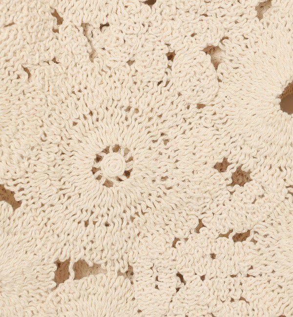 MACPHEE「サークルフラワークロシェ セミフレアパンツ」|その他|