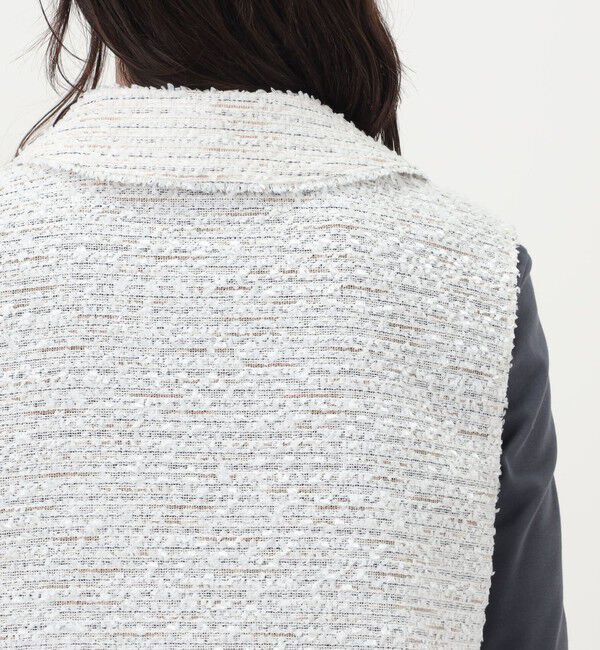 Ballsey「フリンジヤーンツイード プルオーバーベスト」|ベスト・ジレ|