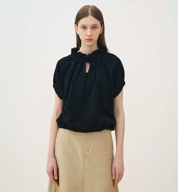 TOMORROWLAND collection「スラブジャージー ドローストリングプルオーバー」|プルオーバー|