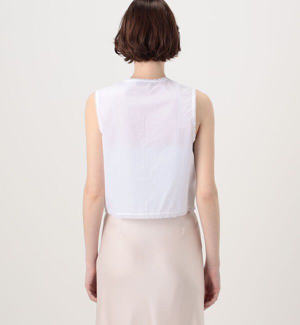 TOMORROWLAND collection「コットンコンビネーション ショートブラウス」|シャツ・ブラウス|