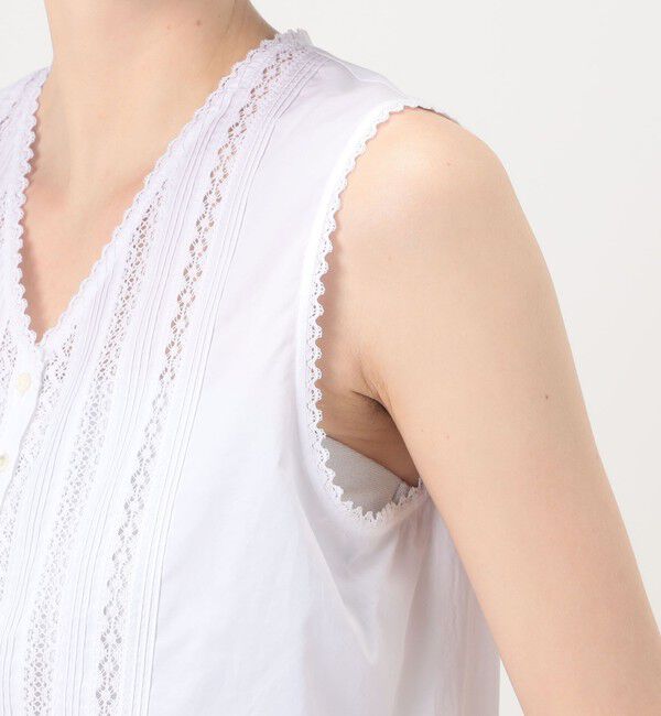 TOMORROWLAND collection「コットンコンビネーション ショートブラウス」|シャツ・ブラウス|