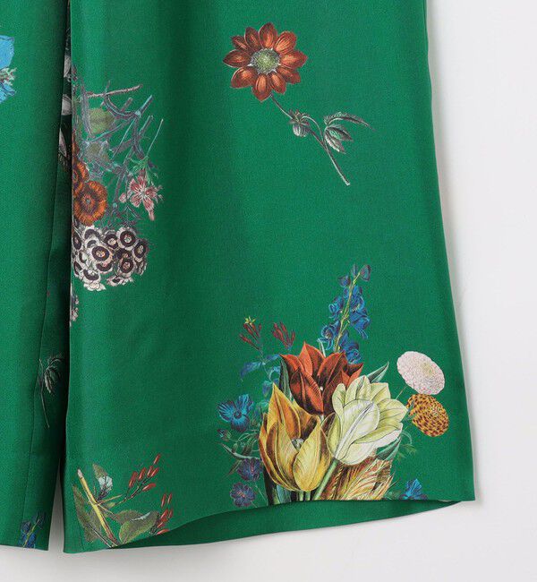 CABaN「シルク BOUQUETプリント 2タックワイドパンツ 」|その他|