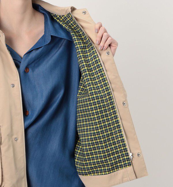 MACPHEE「ポリエステル フーデッドポンチョ」|ポンチョ・ケープ|