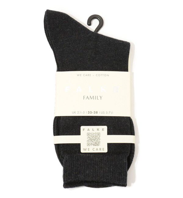 TOMORROWLAND GOODS「FALKE FAMILY コットンナイロンソックス」|ソックス|17 チャコールグレー