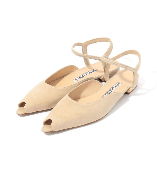 TOMORROWLAND GOODS「NEBULONI E.  FLAT MULE フラットサンダル」|サンダル|42 ライトベージュ系