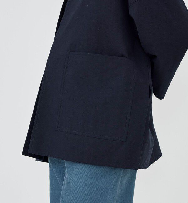 GALERIE VIE「コットンダブルフェイス フロントオープンショートコート」|その他|