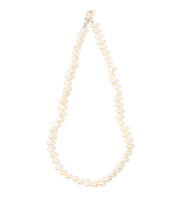 TOMORROWLAND GOODS「PALA HAND END BAROQUE M パールネックレス」|ネックレス|92 ホワイト系