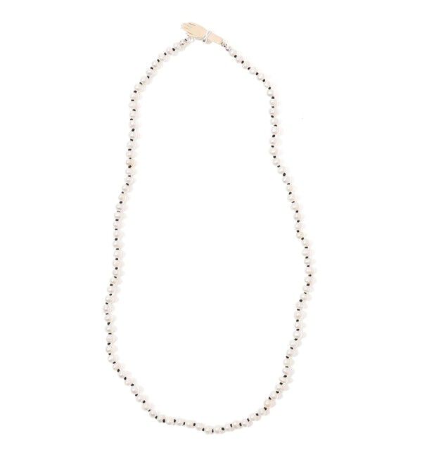 TOMORROWLAND GOODS「PALA タイニーパールオールノットネックレス」|ネックレス|18 ブラック系