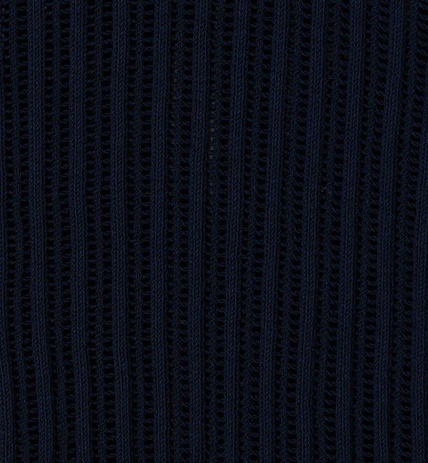 Ballsey「ニードルアウトリブ クルーネックカーディガン」|カーディガン|