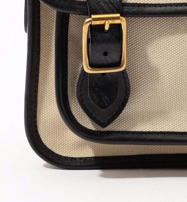 TOMORROWLAND GOODS「GLENROYAL ブライドルレザー&times;キャンバス サッチェルバッグ」|ショルダー・メッセンジャー|